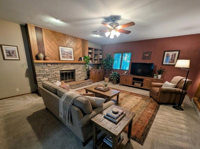 Virtual staging listing photo after