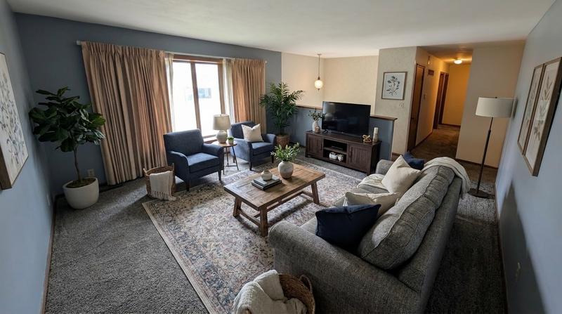 Virtual staging listing photo after